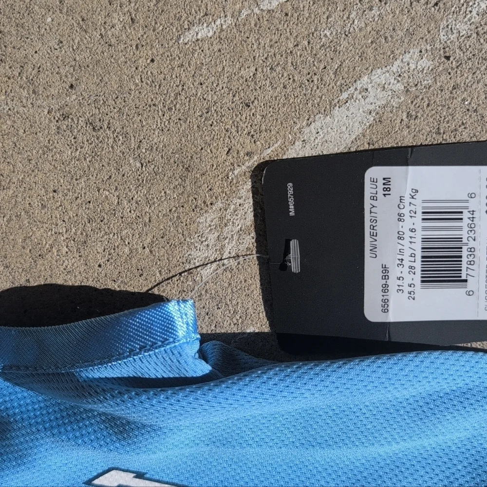 Air Jordan Blue Jersey Onesie